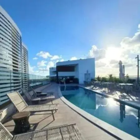 Apartamento Flat Luxo Novo Em Recife Exterior foto