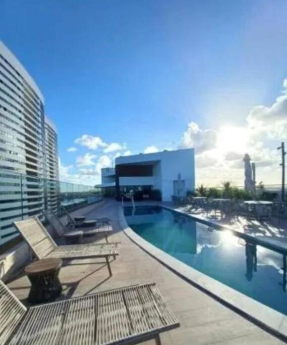 Apartamento Flat Luxo Novo Em